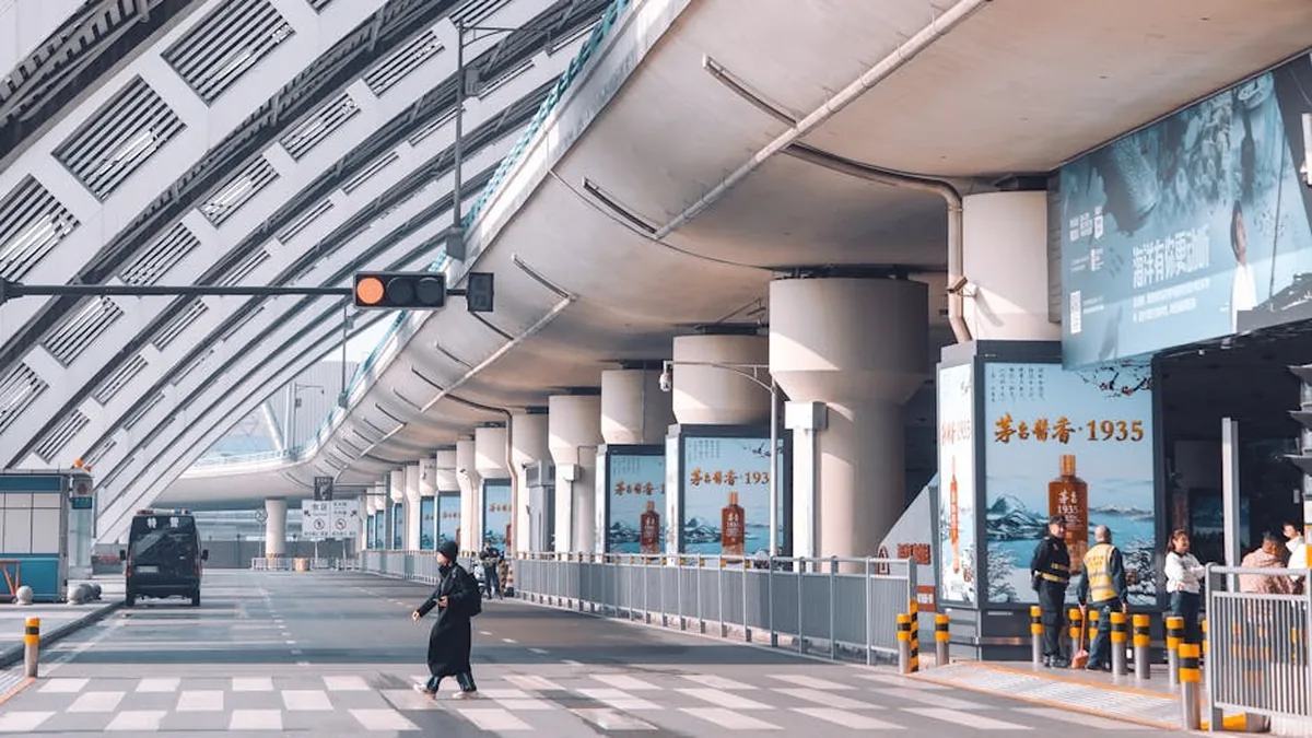Taxi at Chengdu Shuangliu International Airport