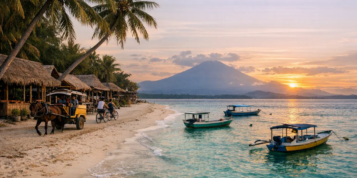 Gili Islands Ferry (Bangsal/Teluk Nare), Praya - destination from Lombok International Airport